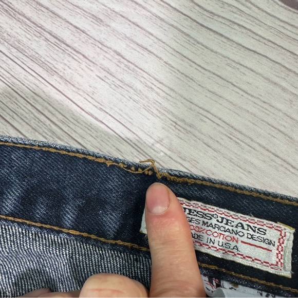 Vintage Guess USA 100% Cotton Guess Marciano Design 050 Dark Wash Denim Jeans - Picture 9 of 9
